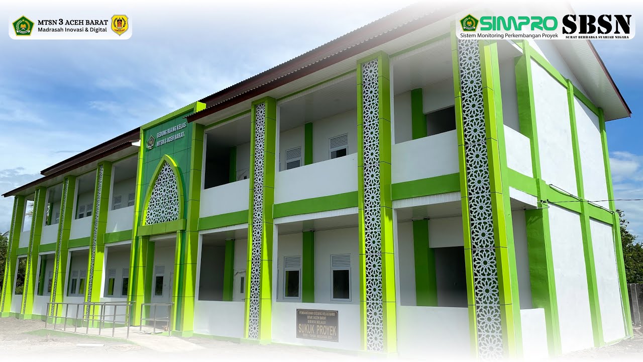 Kegiatan Belajar Mengajar MTsN 3 Aceh Barat di Gedung Kelas Baru SBSN